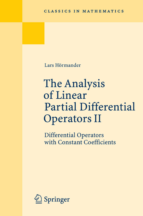 The Analysis of Linear Partial Differential Operators II - Lars Hörmander