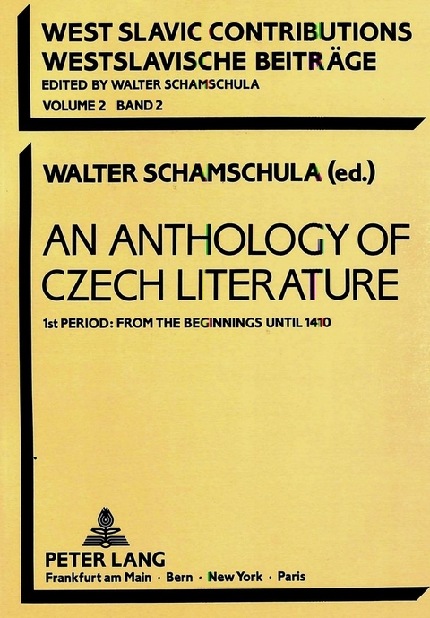 An Anthology of Czech Literature - 