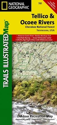 Tellico and Ocoee Rivers, Cherokee National Forest - National Geographic Maps