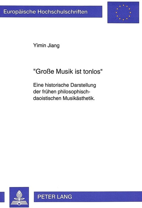 «Große Musik ist tonlos» - Yimin Jiang