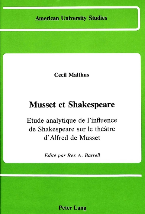 Cecil Malthus Musset et Shakespeare - 