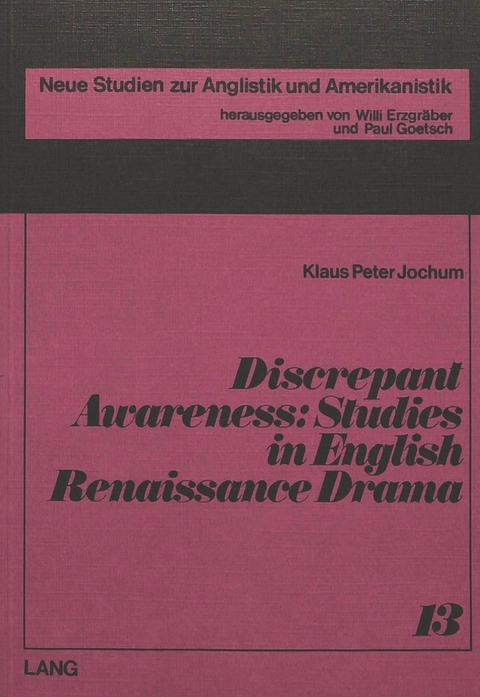 Discrepant Awareness - Klaus Peter Jochum