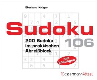 Sudoku Block 106 - Eberhard Krüger