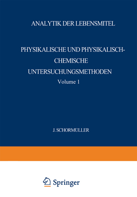 Analytik der Lebensmittel - Priv.-Doz. Dr.-Ing. Hans-Dieter Belitz, Prof. Dr. Karl-Gustav Bergner, Dr. rer. nat. Dietrich Berndt, Prof. Dr. phil. Dr.-Ing. Willibald Diemair, Dr. Friedrich Drawert, Prof. Dr. Josef Eisenbrand, Dr. rer. nat. Feiling  Dipl-Chem. Karlheinz, Dr. phil. Johannes Flügge, Dr. phil. Dr. med. vet. h.c. Hugo Freund, Dr. phil. Dipl.-Chem. Auguste Marie Bernhardine Grüne, Prof. Dr. rer. nat. Hecker  Dipl.-Chem. Erich, Prof. Dr.-Ing. Werner Heimann, Dr. rer. nat. Henning  Dipl.-Chem.  Apotheker Hans-Jürgen, Eichdirektor Dipl.-Ing. Heinrich Johannsen, Dr. rer. nat. Mahling  Dipl.-Chem. Andreas, Dr. rer. nat. Pfeilsticker  Dipl.-Chem.  Oberchemierat a.D. Karl, Dipl.-Chem. Dr. Konrad Pfeilsticker, Dr. phil. nat. Rudolf Ramb, Prof. Dr.-Ing. Artur Seher, Doz. Dr. rer. nat. habil. Karl Eugen Slevogt, Dr. phil. Friedrich Walter, Prof. Dr. rer. nat. habil. Hans Werner, Dr. rer. nat. Wisser  Dipl.-Chem.  Akademischer Rat Karl, Dipl.-Chem. Günther Wohlleben, Oberchemierat Wollenberg  Lebensmittelchemiker und Apotheker Hans, J. Schormüller