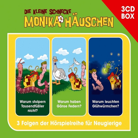 Die kleine Schnecke Monika Häuschen - 3-CD Hörspielbox Vol. 1 - Kati Naumann