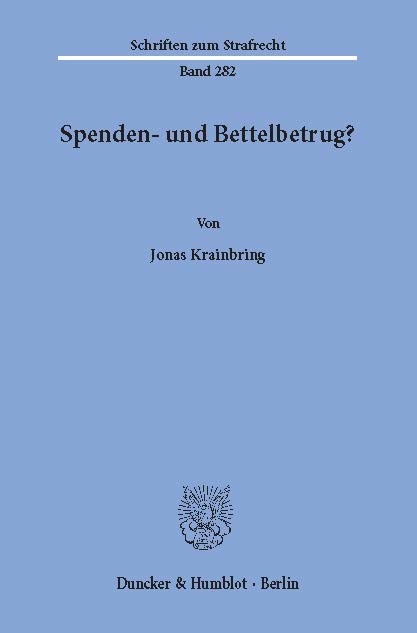 Spenden- und Bettelbetrug? -  Jonas Krainbring