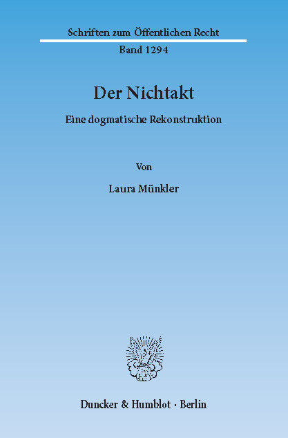 Der Nichtakt. -  Laura Münkler