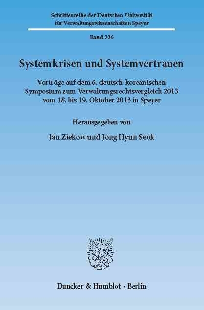 Systemkrisen und Systemvertrauen. - 