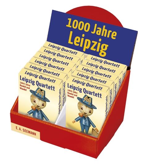 Thekenaufsteller Leipzig. 1000 Jahre Handel und Wandel. Quartett
