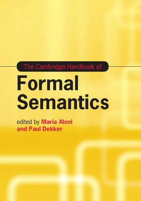 Cambridge Handbook of Formal Semantics - 