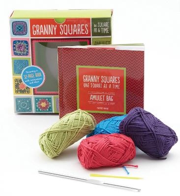 Granny Squares, One Square at a Time / Amulet Bag Kit - Margaret Hubert