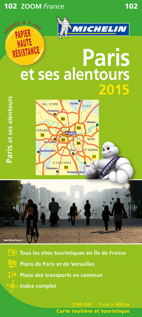 Michelin Karte Paris et ses alentures 2015