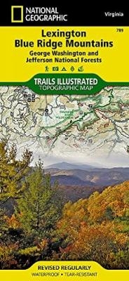 Lexington/Blue Ridge, G.W. & Jefferson National Forests - National Geographic Maps