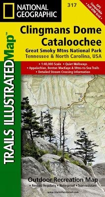 Clingman's Dome/cataloochee, Great Smoky Mountains National Park - National Geographic Maps