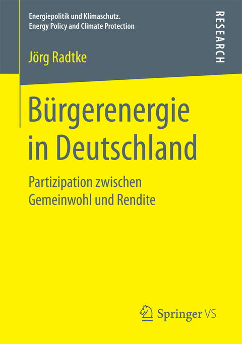 Bürgerenergie in Deutschland -  Jörg Radtke