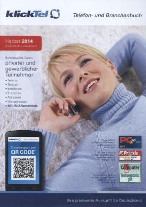klickTel Telefon- und Branchenbuch Herbst 2014, 2 CD-ROMs