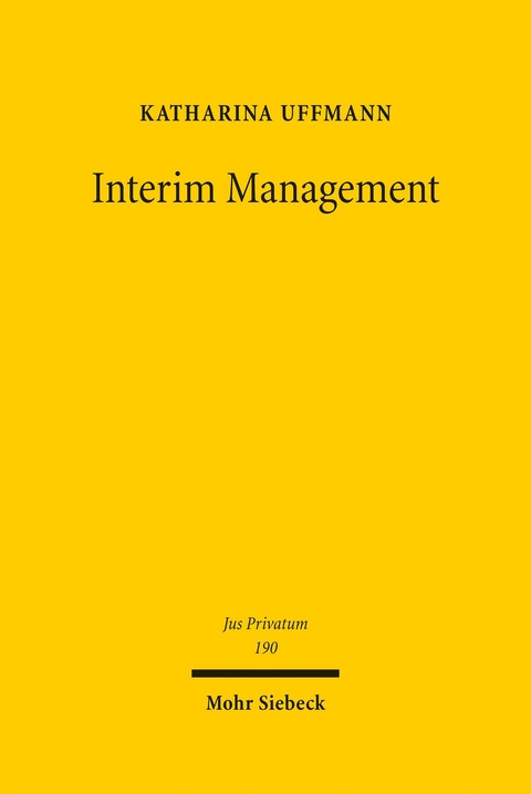 Interim Management -  Katharina Uffmann