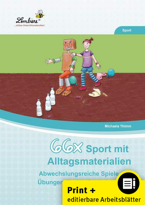 66x Sport mit Alltagsmaterialien - Michaela Thimm