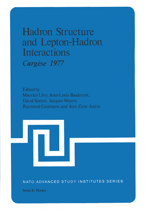 Hadron Structure and Lepton-Hadron Interactions - 