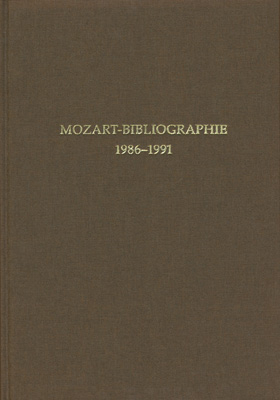 Mozart-Bibliographie / Mozart-Bibliographie - 