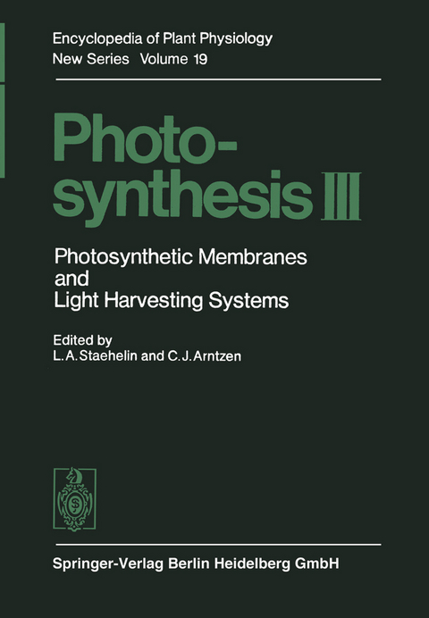 Photosynthesis III - 