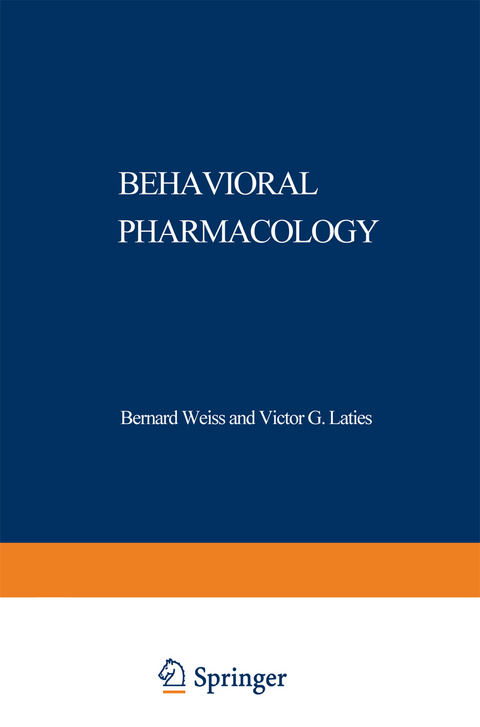 Behavioral Pharmacology - 