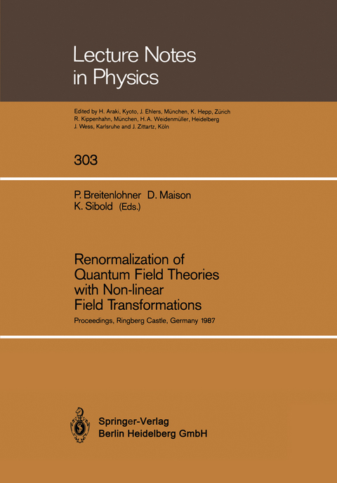 Renormalization of Quantum Field Theories with Non-linear Field Transformations - 