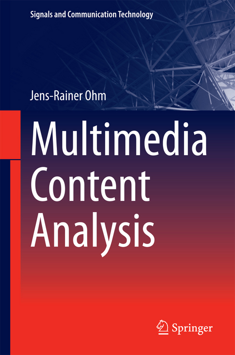 Multimedia Content Analysis - Jens-Rainer Ohm