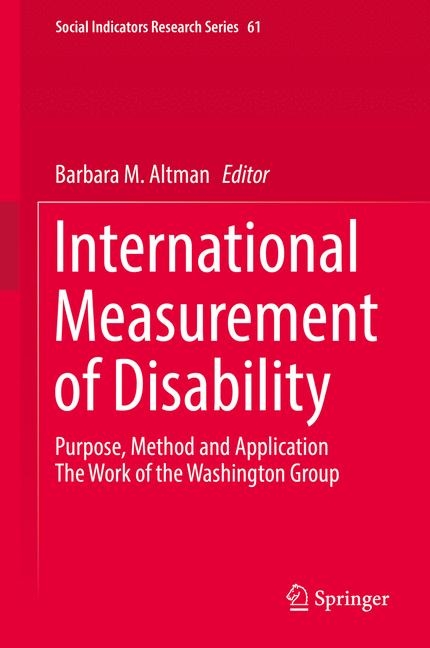 International Measurement of Disability - 