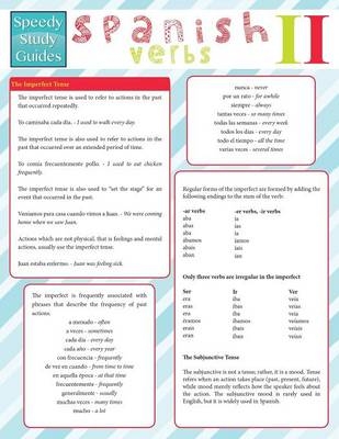 Spanish Verbs II (Speedy Study Guide) -  Speedy Publishing LLC