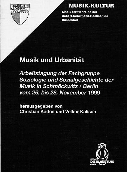 Musik und Urbanität - 
