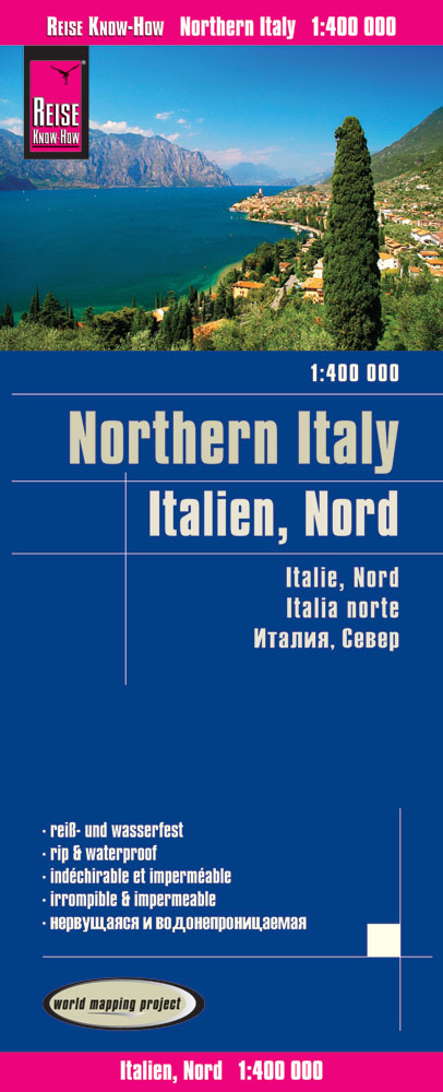 Reise Know-How Landkarte Italien, Nord / Northern Italy (1:400.000) - Reise Know-How Verlag Peter Rump