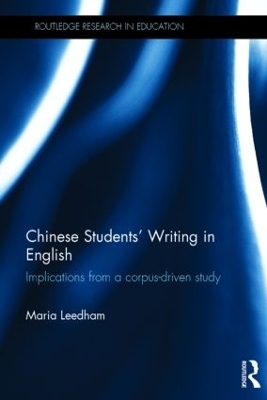 Chinese Students' Writing in English - Maria Leedham