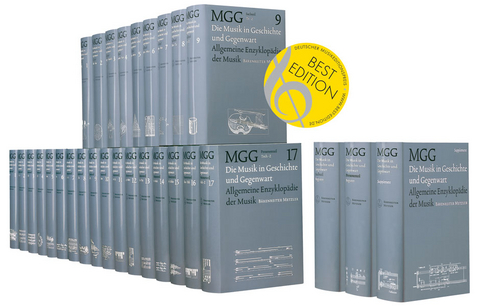 Die Musik in Geschichte und Gegenwart (MGG). 29 Bände in zwei Teilen inkl. Supplement - 