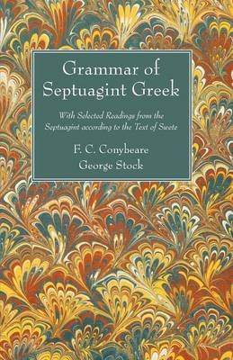 Grammar of Septuagint Greek - 