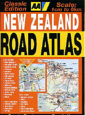 AA New Zealand Road Atlas -  Automobile Association