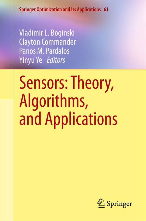 Sensors: Theory, Algorithms, and Applications - 
