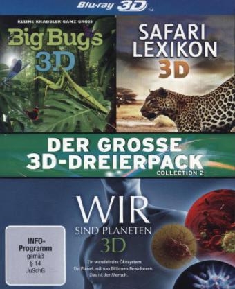 Der große 3D-Dreierpack Collection 2, 3 Blu-rays