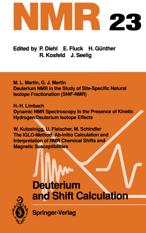 Deuterium and Shift Calculation