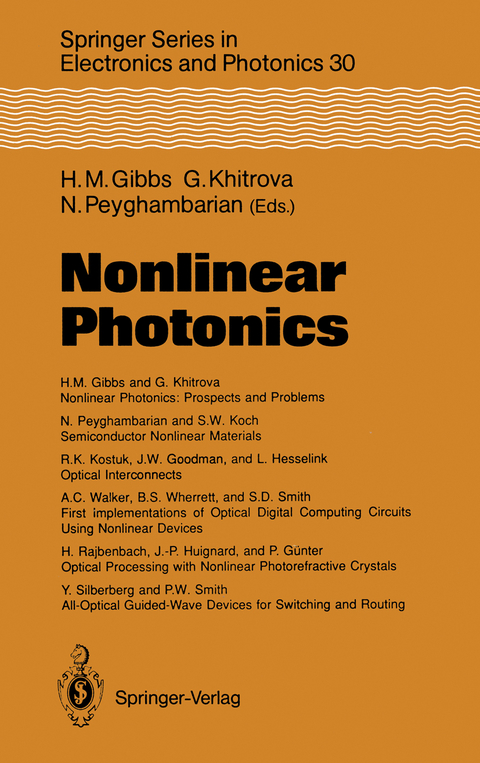 Nonlinear Photonics - 