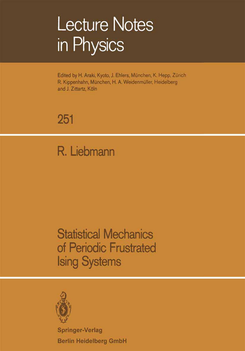 Statistical Mechanics of Periodic Frustrated Ising Systems - Rainer Liebmann