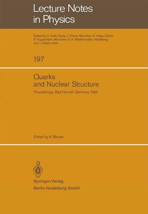 Quarks and Nuclear Structure - 