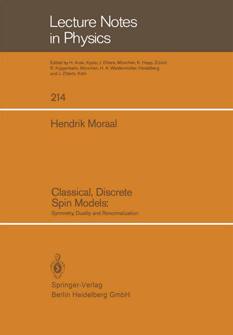 Classical, Discrete Spin Models - H. Moraal