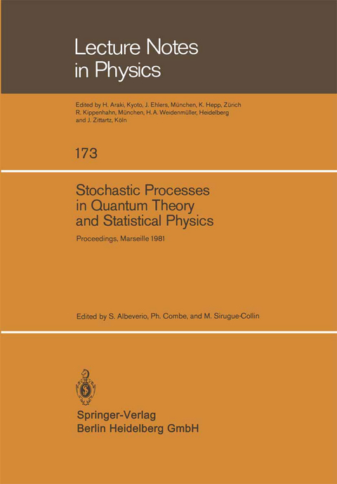 Stochastic Processes in Quantum Theory and Statistical Physics - 