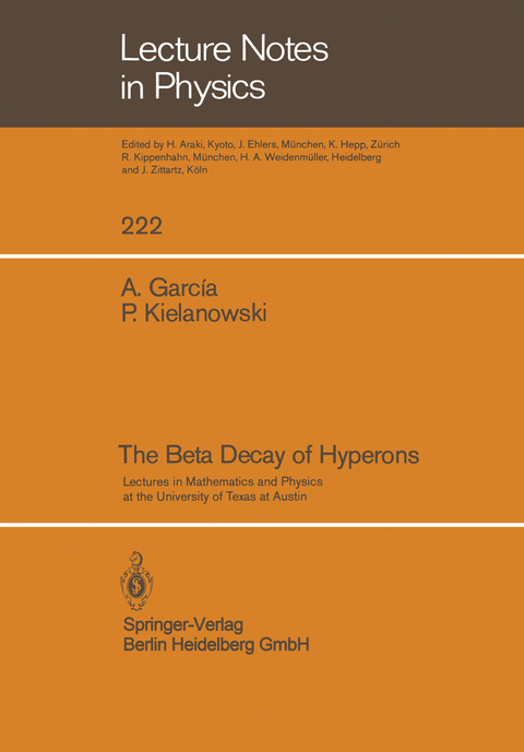 The Beta Decay of Hyperons - A. Garcia, P. Kielanowski