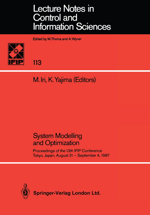 System Modelling and Optimization - 