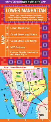 Lower Manhattan New York City Map - Jeff Brauer