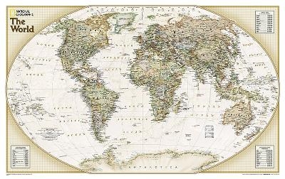 World Explorer Executive, Laminated - National Geographic Maps