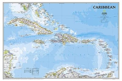 Caribbean Classic, laminated - National Geographic Maps