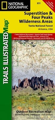 Superstition & Four Peaks Wilderness Areas, Tonto National Forest - National Geographic Maps